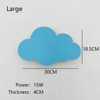 New Baby Room Cloud Wall Lamp Bedroom Bed Living Dining Room Attic Creative Warm Decoration Dimmable Wall Light
