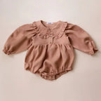 Baby Girl Clothes For 0-2Y Spring Soft Cotton Newborn Baby Girl Long Sleeves Romper Fashion Infant Clothing