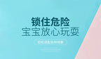 5Pcs Child Safety Cabinet Lock Baby Proof Security Protector Drawer Door Cabinet Lock Plastic Protection Kids Safety Door Lock