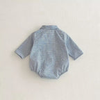 Baby Boys Clothes Girls Plaid Romper Long Sleeve Infant Bodysuit Custumes for Babies Romper Newborn Baby Clothes with Pockets
