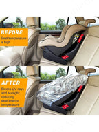 Baby Car Seat Sun Shade Cover, Infant Car Seat Heat Protector Keeps Your Toddler Baby Seat Cool, Blocks Out Heat & Sun UV Co