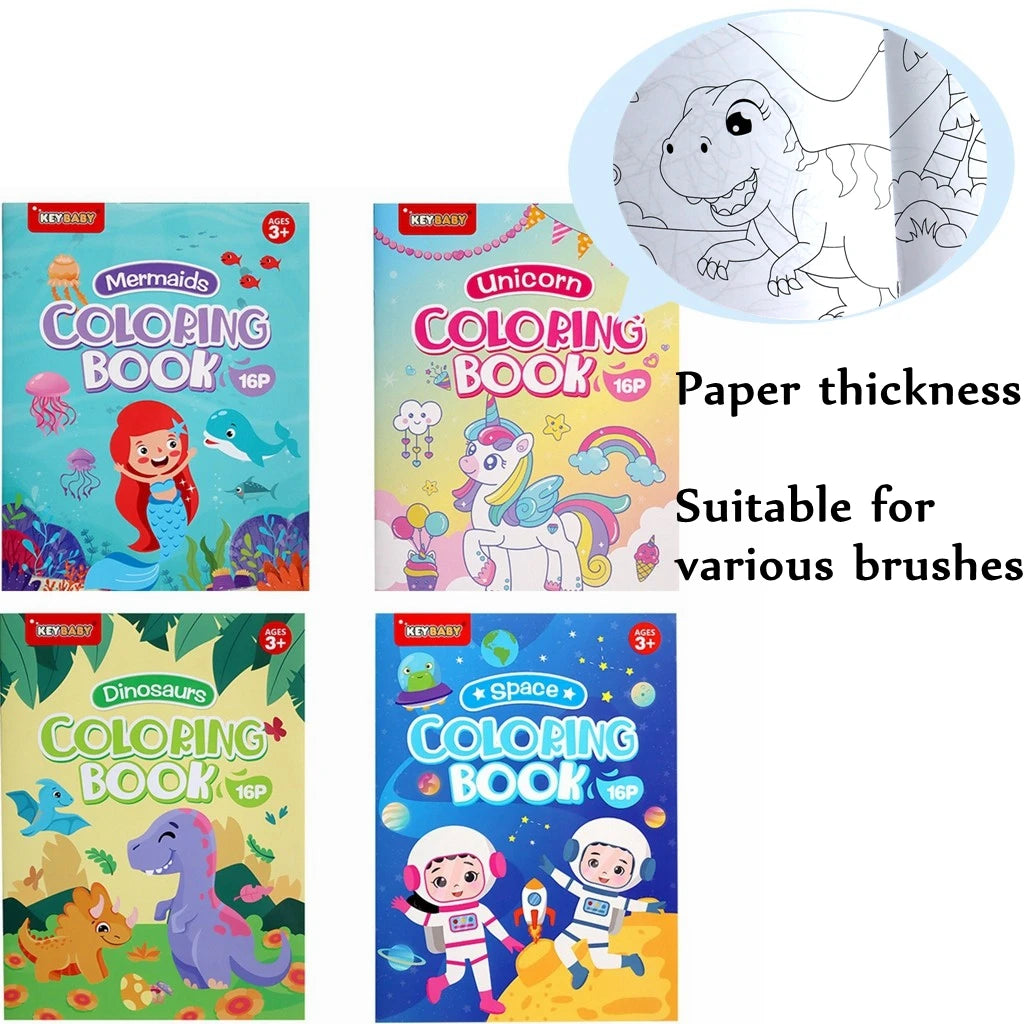 Kids Drawing & Coloring Activity Book