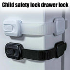 Baby Safety Cabinet Locks Adhesive Child Proofing Latches To Baby Proof Cupboard Drawers Fridge Adjustable Kids Proofing Straps