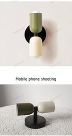 Nordic Living Room Wall Lamp Simple Modern Bedroom Bedside Aisle Children's Room Background Wall Lamp E27 Home Decoration