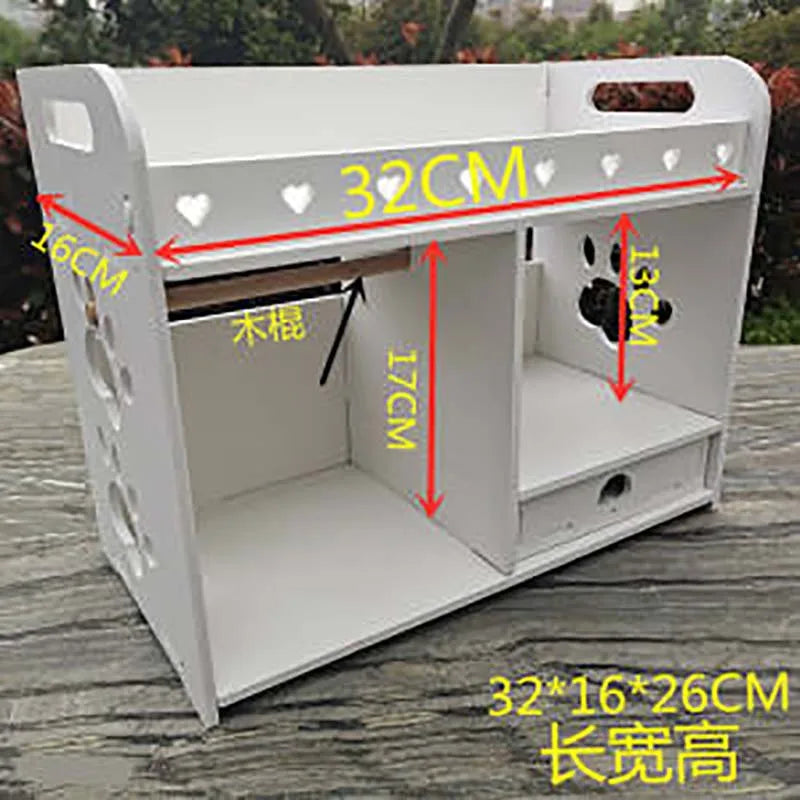 Mini Doll Furniture Bedroom Doll Play House Double Bed Wooden Fabric Bed OB11 BJD Doll Bed