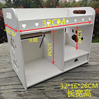 Mini Doll Furniture Bedroom Doll Play House Double Bed Wooden Fabric Bed OB11 BJD Doll Bed