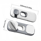 Child Safety Lock 2 Pack, No Tools Installation, Universal for Cabinets Drawers Fridge, Anti-Pinch Baby Proofing