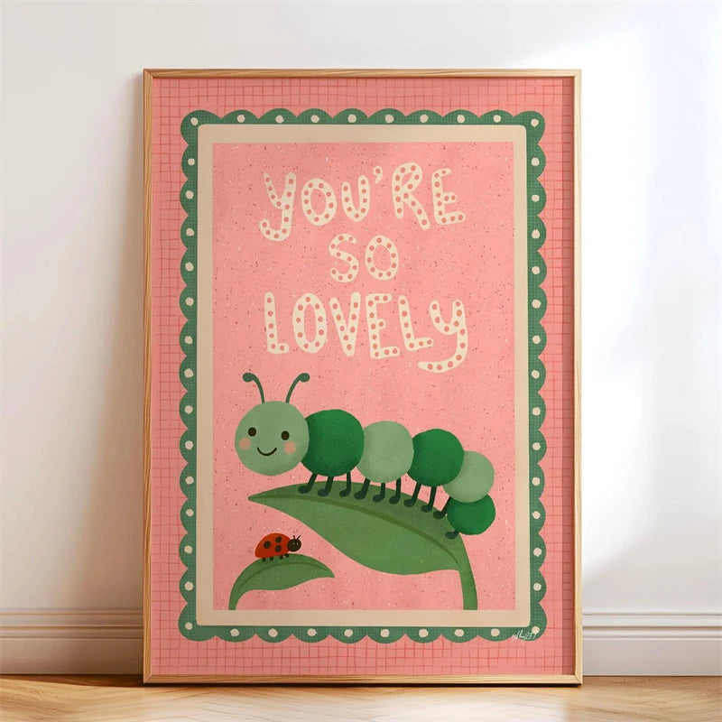 Animal-themed Baby Room Posters: Stylish and Playful Animal Prints Whimsical Canvas Wall Art Suitable for Modern Baby Room De