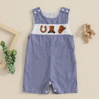 Baby Boy Embroidered Romper