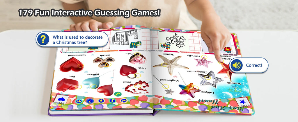 Colours&Shapes Early Educational Talking E-Book Montessori Interactive