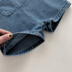 2-Piece Baby T-Shirt & Denim Jumpsuit Set