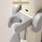 Non-Slip Baby Bath Stand Adjustable Free-Standing Baby Standing Shower Stand Safe Multifunctional Infant Bath Support