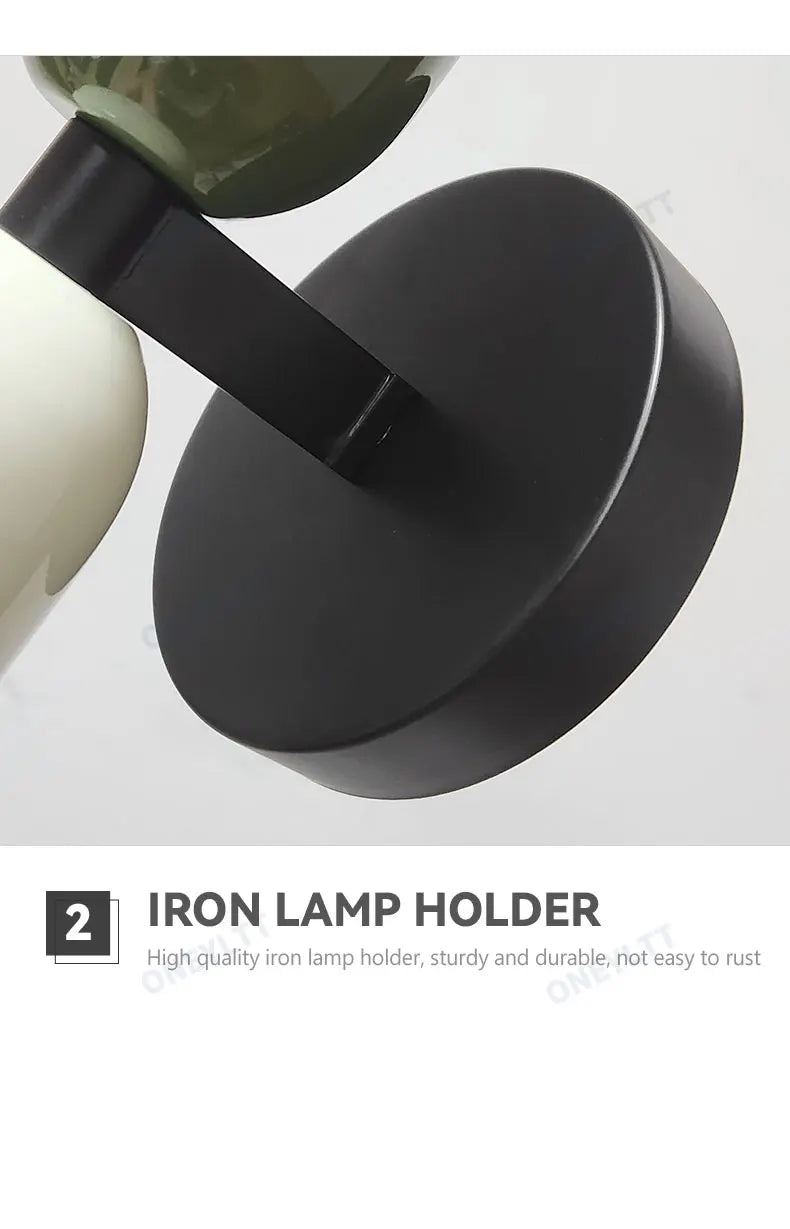 Nordic Living Room Wall Lamp Simple Modern Bedroom Bedside Aisle Children's Room Background Wall Lamp E27 Home Decoration