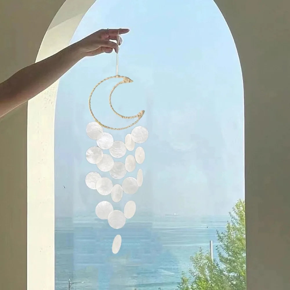 INS Home Decor Natural Shell Dream Wind Chimes Bohemian Dream Catchers Kids Room Nursery Decoration Special New Year Gifts