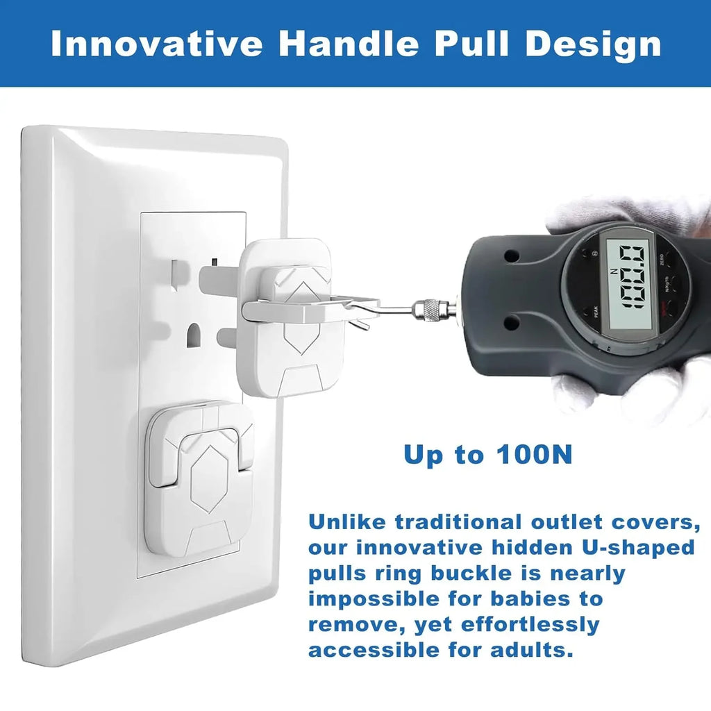 1-20Pc Baby Proof Outlet Covers Child Safety Plug Protector Reusable Socket Caps Electrical Outlet Plug Covers for Childproofing