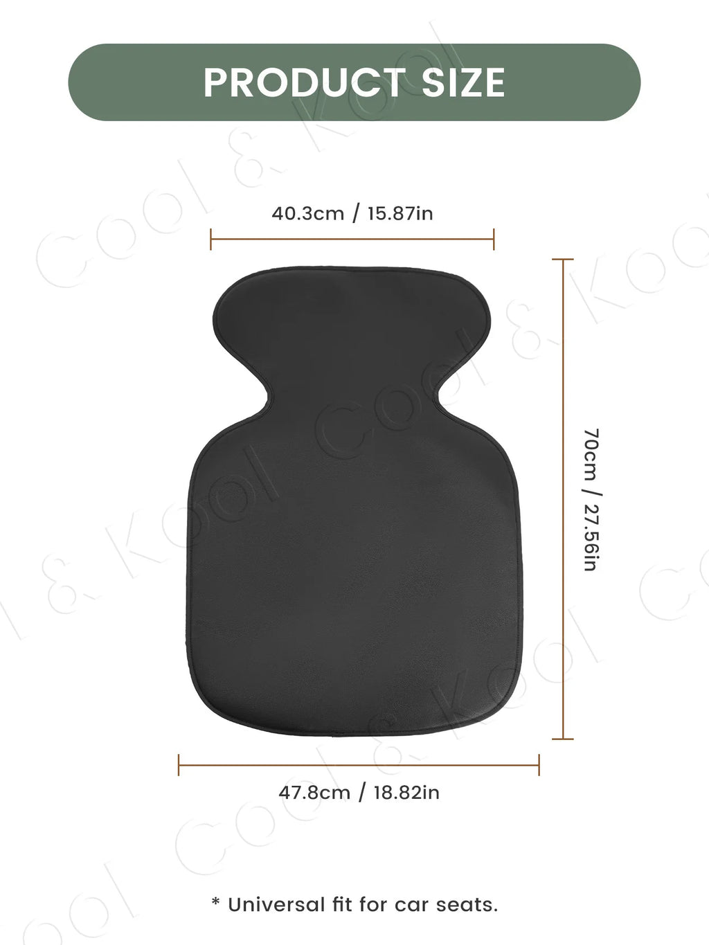 Car Seat Protector Pad, Waterproof & Anti-Scratch Cover for Child Safety Seats - Full Coverage Protection