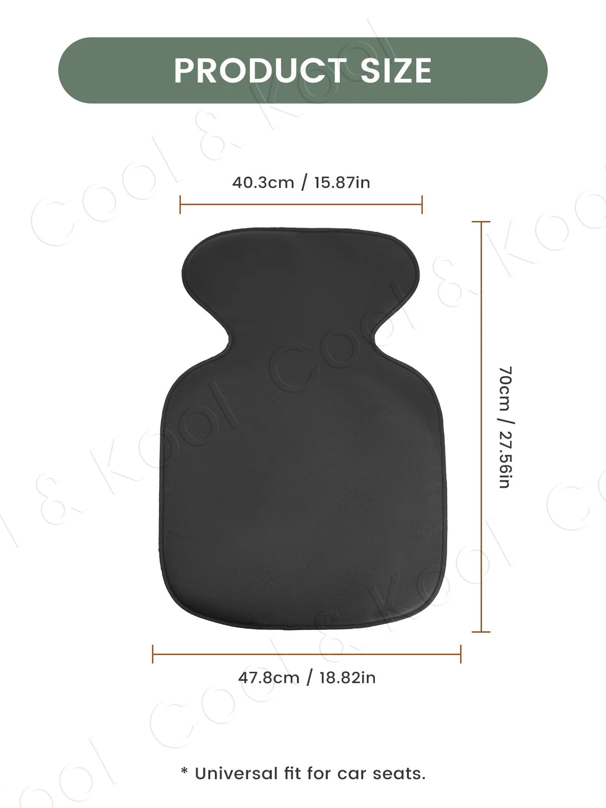 Car Seat Protector Pad, Waterproof & Anti-Scratch Cover for Child Safety Seats - Full Coverage Protection