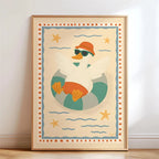 Animal-themed Baby Room Posters: Stylish and Playful Animal Prints Whimsical Canvas Wall Art Suitable for Modern Baby Room De