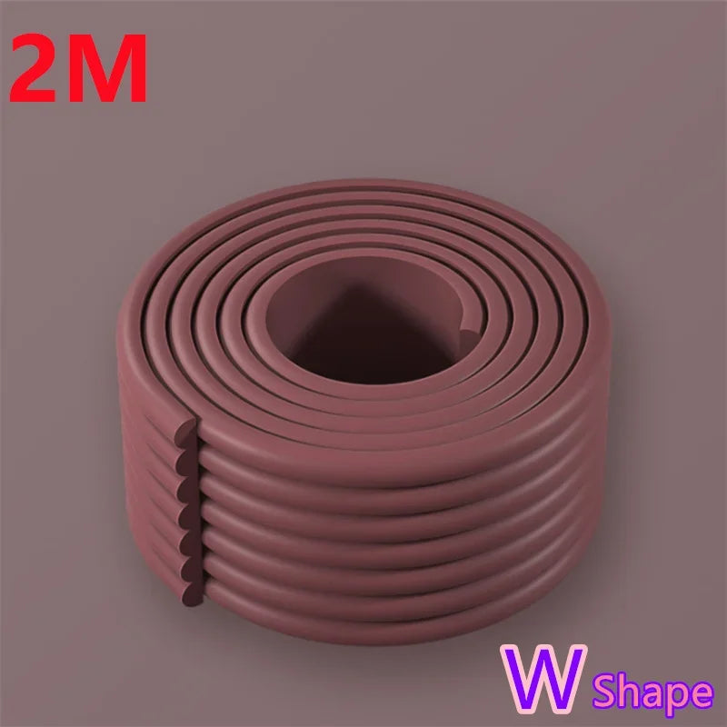 2M Baby Safety Corner Protector Solid Color Edge Guards for Childproofing Home Furniture Corners Table Angle Protection Tape