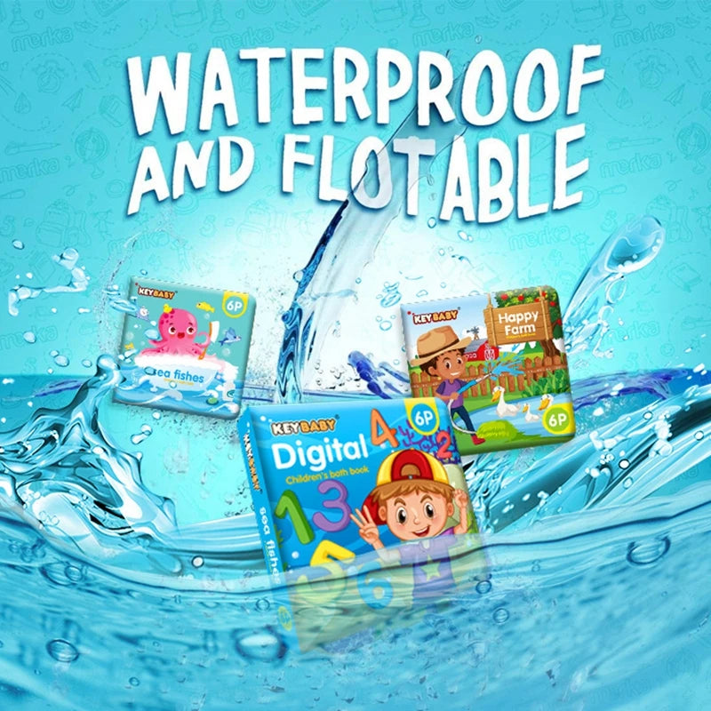 Soft EVA Baby Bath Books