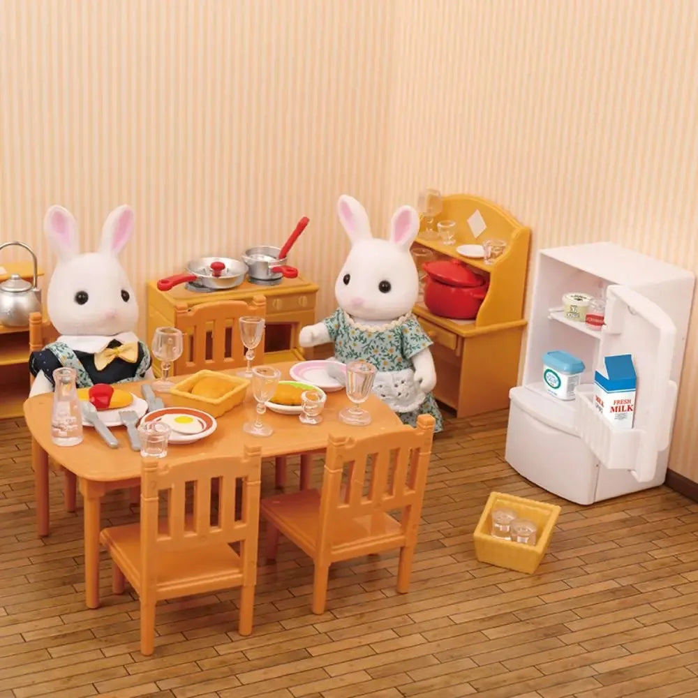 1:12 Forest Animal Dollhouse Furniture Set