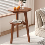 Modern Bedside Cabinets Coffee Table   Solid Wood Side Table Movable Living Room Small Coffee Table Home Furniture New