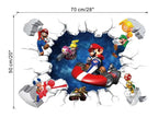 NEW Children favorite game wall decals super boys funny anime 3d vinyl stickers kids room nursery decoration cartoon poster