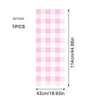 Pastel Checkered Pink & Green Wallpaper Nursery Child Art Decal Kids Room Bedroom Living Home Decor Waterproof Peel and Stick