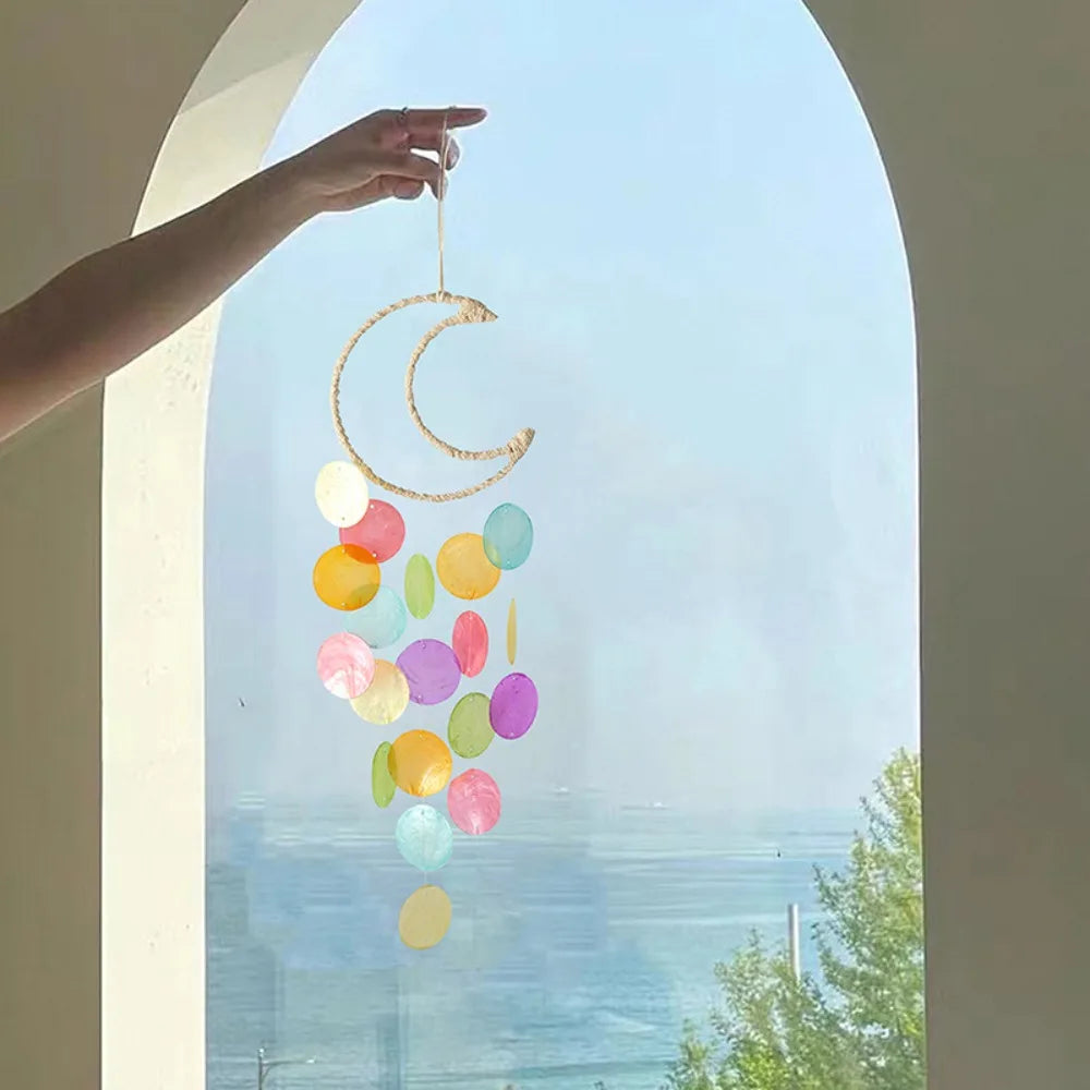INS Home Decor Natural Shell Dream Wind Chimes Bohemian Dream Catchers Kids Room Nursery Decoration Special New Year Gifts