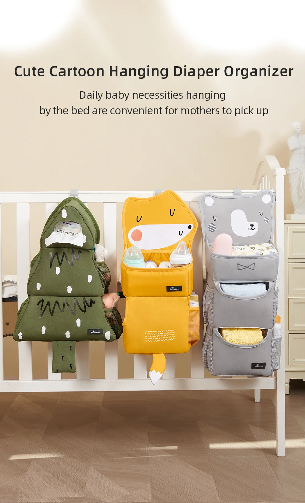 Baby Crib Hanging Storage Bag