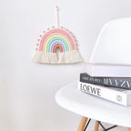 Ins Style Nordic Style Rainbow Home Children's Room Decoration Pendant Woven Rainbow Hanging Wall Hanging Pendant