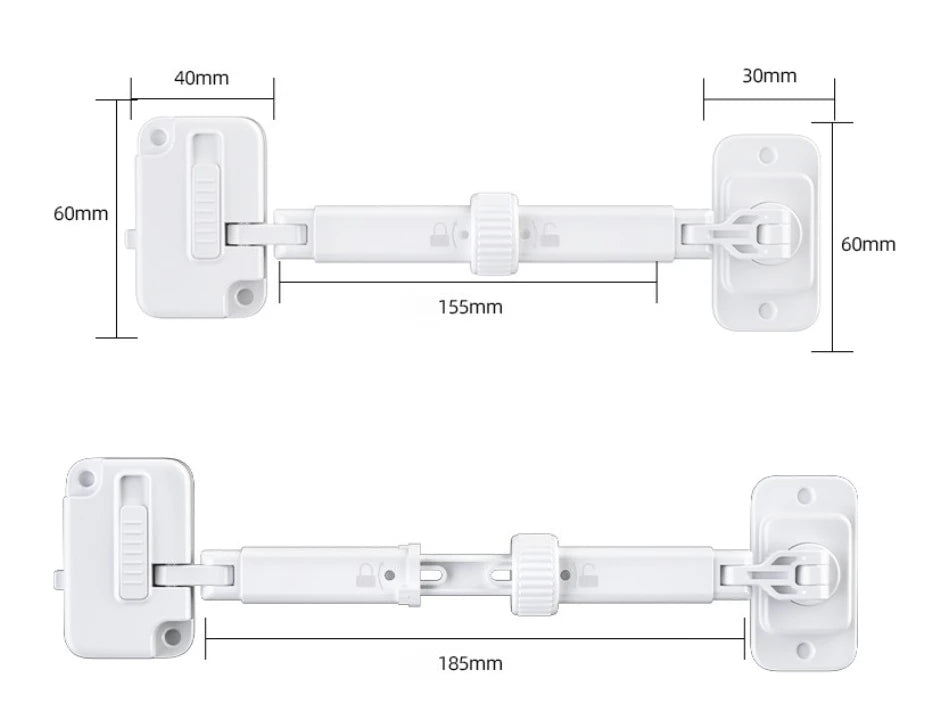 No-Punch Child Safety Lock for Windows & Doors, Anti-Cracking Security Lock, 1PC Durable Baby Proofing Home Protection Accessory
