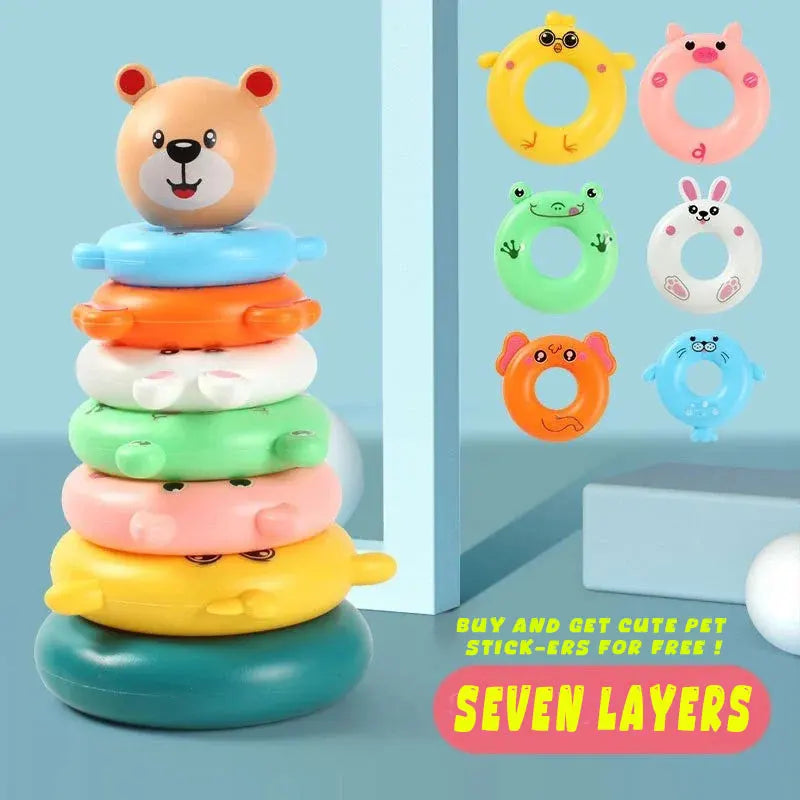 Rainbow Stacking Cups Toy