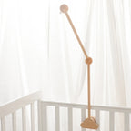 Baby Rattle Toy 0-12 Months Toys Wooden Mobile Bed Bell Floor Stand Bracket Newborn Bed Bell Hanging Holder Bracket Infant Crib