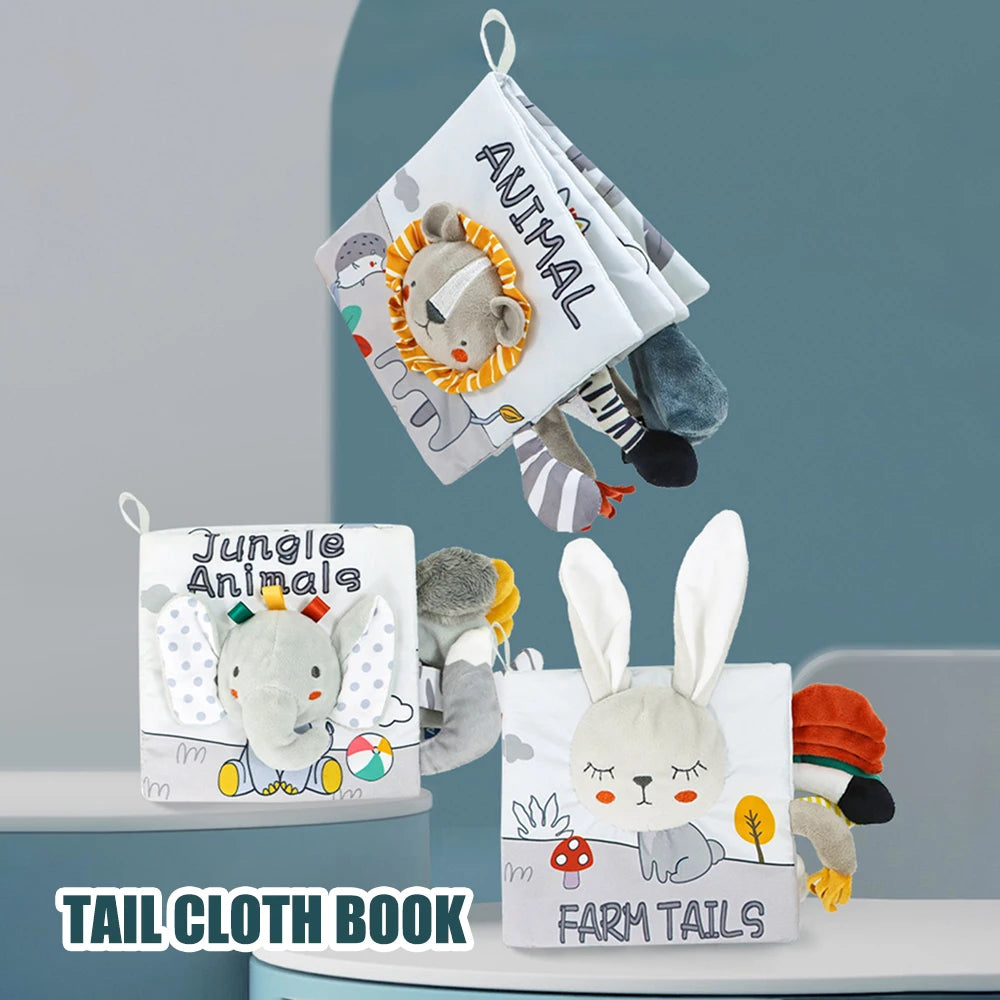 Soft Baby Sensory Cloth Book