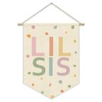 Nursery Decor Canvas Banner,Boy Bedroom Playroom Wall Art Decorations,Boho Twin Room Sign, Big Bro Lil Bro, Sage Green Blue Kids