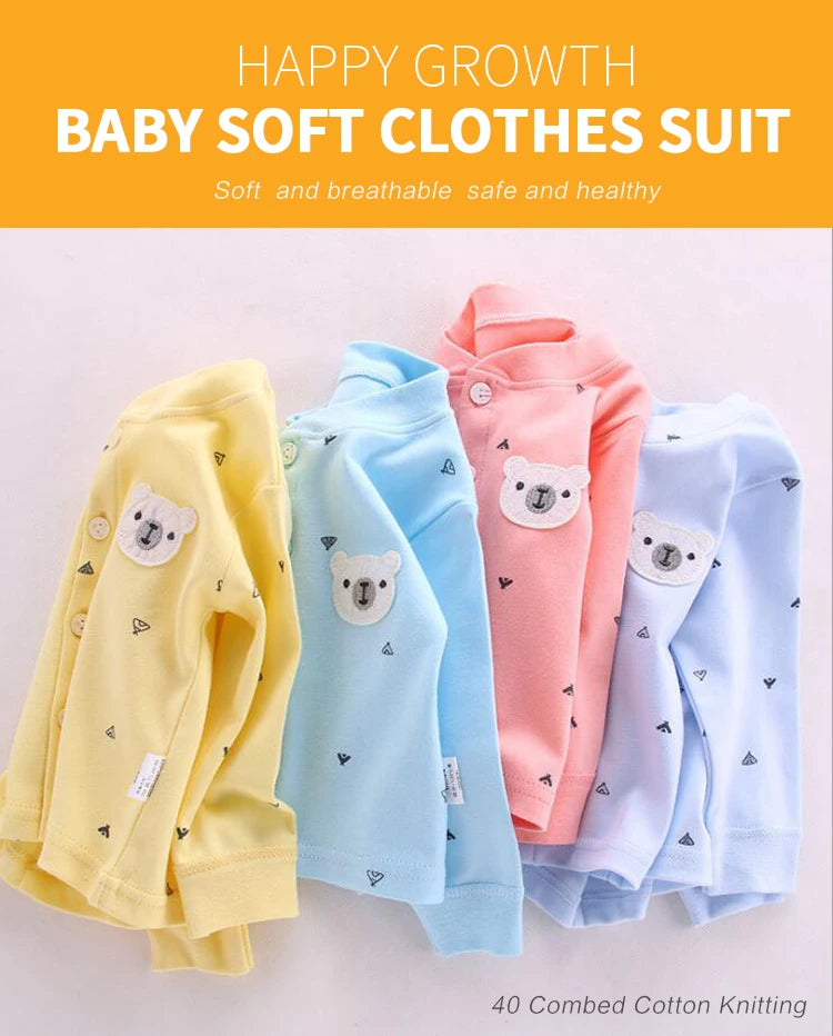 Cotton Newborn Top & Pants Set