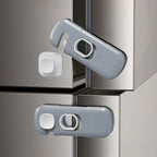 Child Safety Lock 2 Pack, No Tools Installation, Universal for Cabinets Drawers Fridge, Anti-Pinch Baby Proofing
