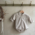 Baby Boys Clothes Girls Plaid Romper Long Sleeve Infant Bodysuit Custumes for Babies Romper Newborn Baby Clothes with Pockets