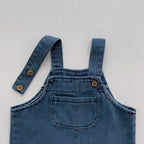 2-Piece Baby T-Shirt & Denim Jumpsuit Set
