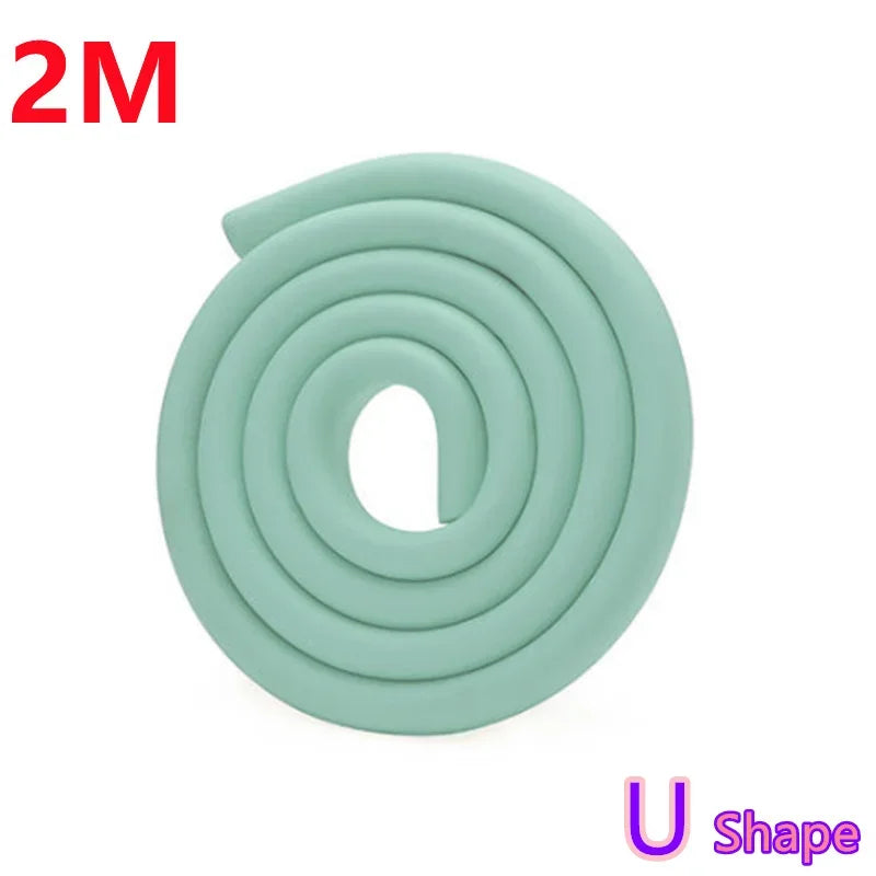2M Baby Safety Corner Protector Solid Color Edge Guards for Childproofing Home Furniture Corners Table Angle Protection Tape