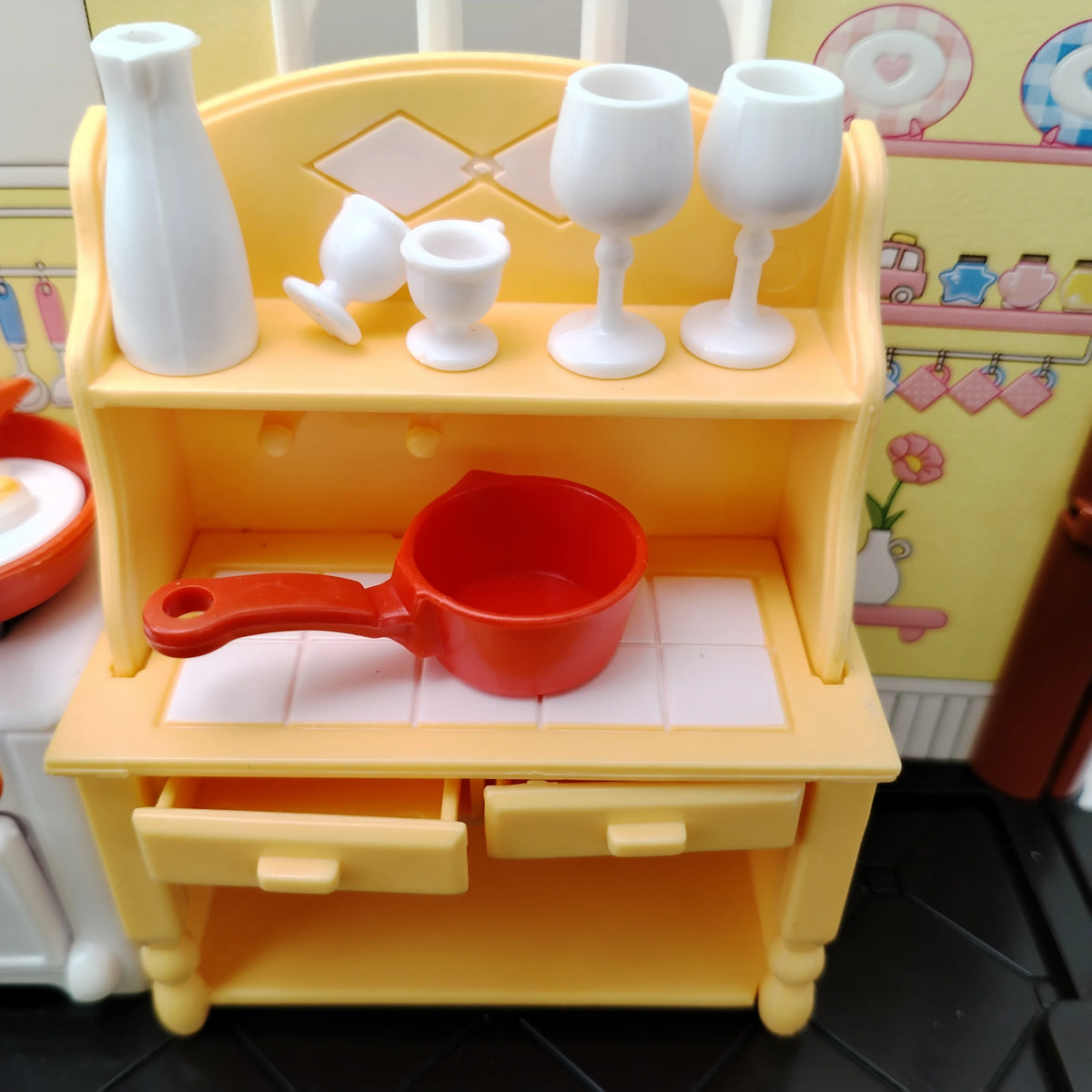 Miniature Items Dollhouse Furniture Accessories Living Room Bedroom Supermarket Shopping Games Family Interaction Doll Kids Toys