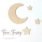 Nordic style children's room wall decoration moon stars wall hanging wall wall wall decoration scene decorate the bedroom room