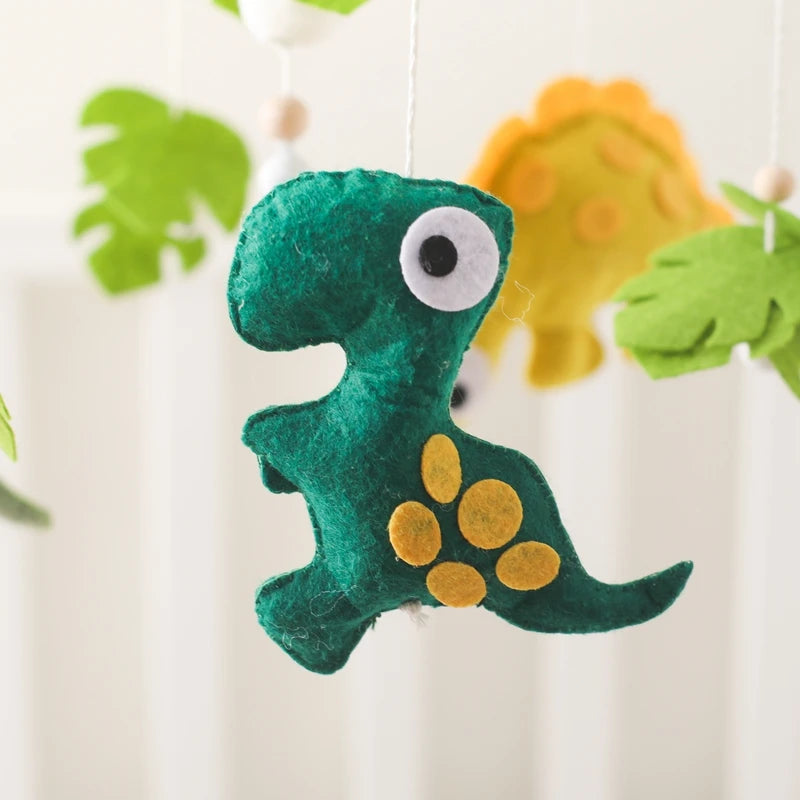 Wooden Rattles Toys Baby Crib Mobile Bed Bell Soft Felt Hot Balloon Newborn Music Bed Bell Hanging Toys Crib Bracket Baby Gifts
