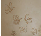 Wooden Outline Plywood Butterflies Nursery Wall Decor, Teen Room Wall Art, Boho Butterfly Decor, Girls Bedroom Decoration