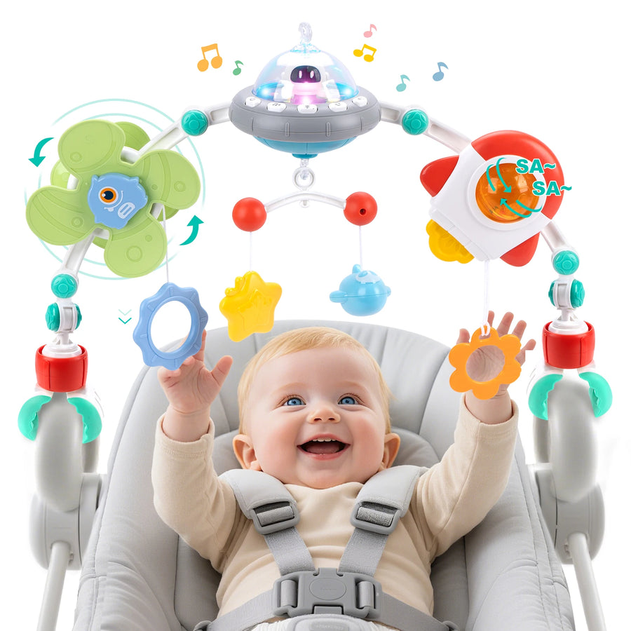 Musical Baby Stroller & Crib Activity Arch