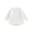 Baby Rompers Cotton Knit Clothes Newborn Infants Solid Color Playsuits Boys and Girls Sweater Jumpsuits Babies Clothing