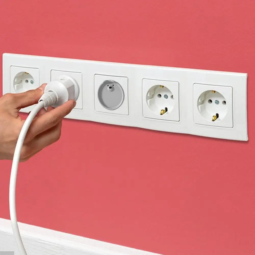 Outlet Covers Baby Proofing Child Proof Plug Protectors Socket Protector Cover Shock Prevention Silicone Outlet Protectors Baby