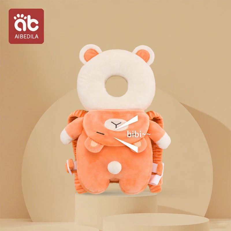 AIBEDILA Baby Head Protector Safety Pad Cushion Cartoon Anti Fall Back Pillow Headrest Newborn Infant Toddler Baby Protection