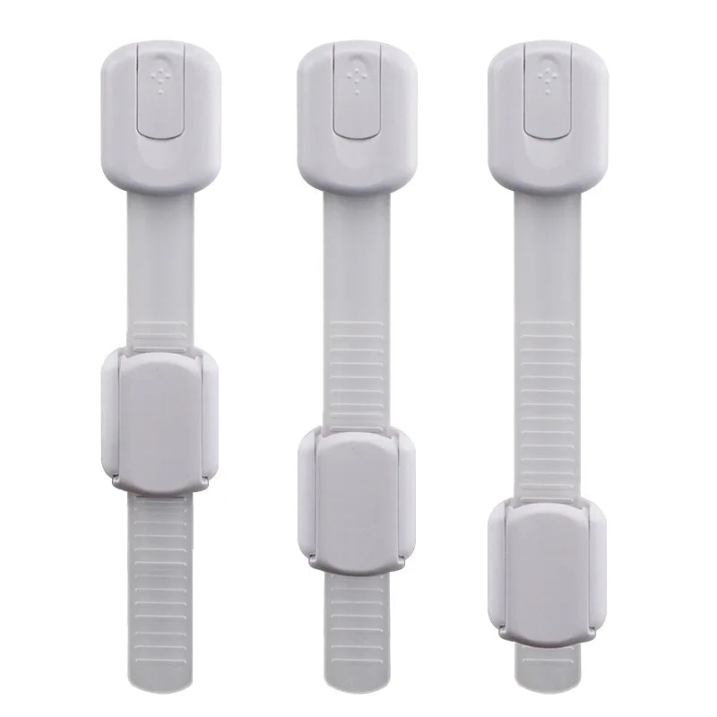 1/3/5Pcs Child Safety Cabinet Locks Premium Adjustable Baby Proof Drawer Latches Bathroom Kitchen Cabinet Drawer Lock